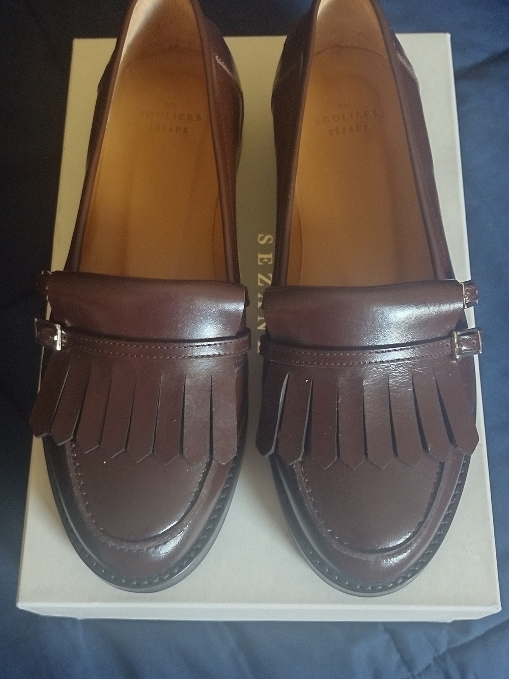 Sezane Leather Joey Shoe - Picture 2 of 9